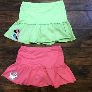 2 Disney Kids Skorts